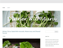 Tablet Screenshot of dinnerwithaura.com